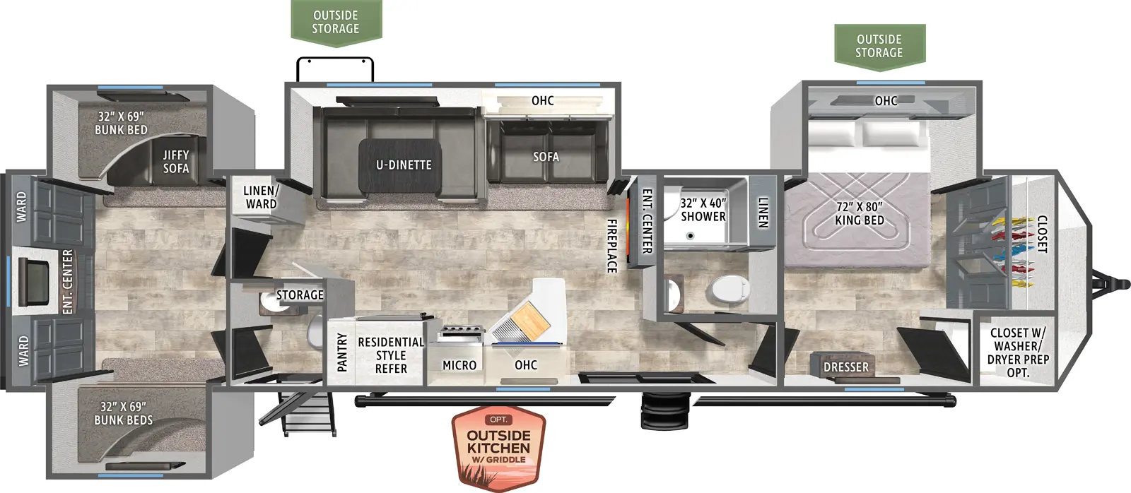 Puma Vista 39PQB Floorplan